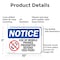 Signmission Use Of Mobile Phones Prohibited, 10 in W x Rectangle, Aluminum OS-2PACK-NS-A-710-L-18801 - alternate 4